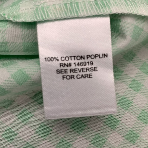 NWT Cotton poplin ruched strap top with gingham print - Picture 8 of 8